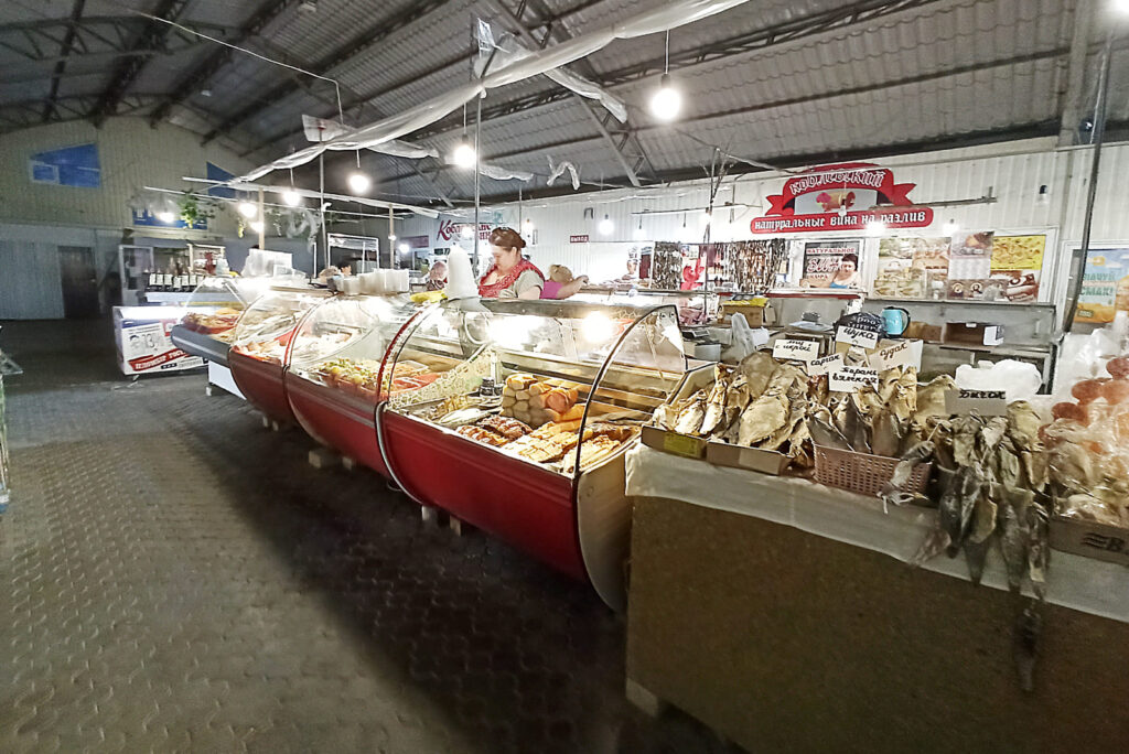 Рыбный рынок в Коблево